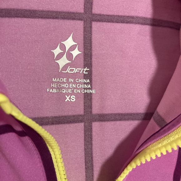 Jofit women’s windowpane “tipped polo” brand new with tags size extra small - Picture 4 of 15